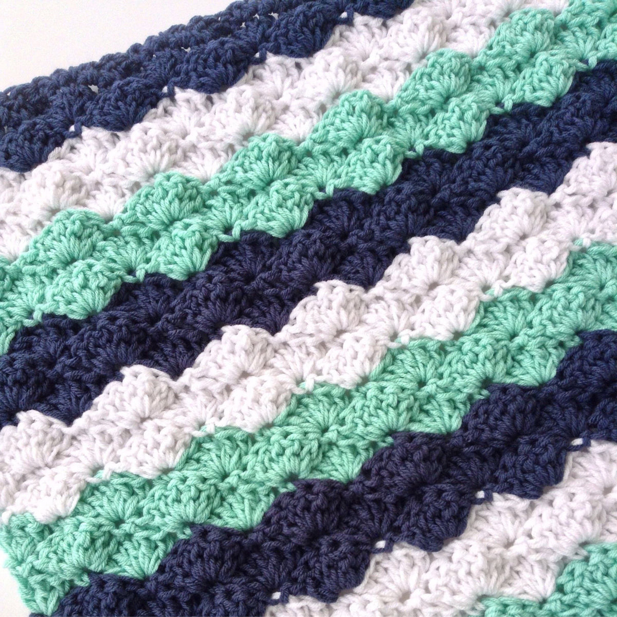 Mint green baby discount blanket