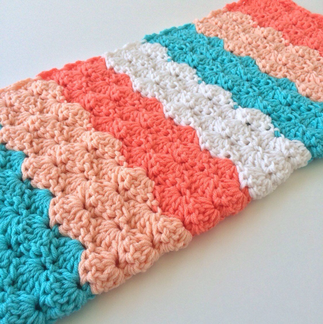 Handmade Crochet Knitted Watermelon Baby cheapest Blanket 30