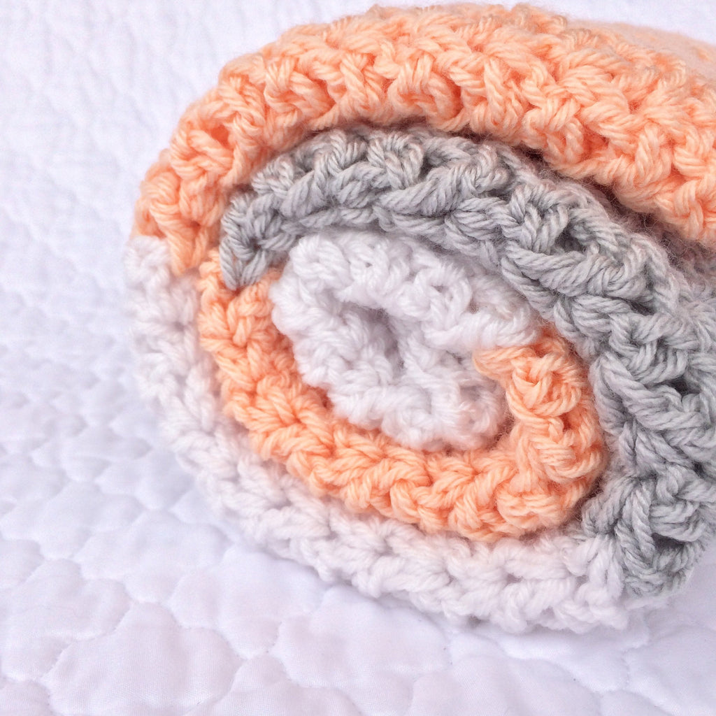crochet baby girl blanket